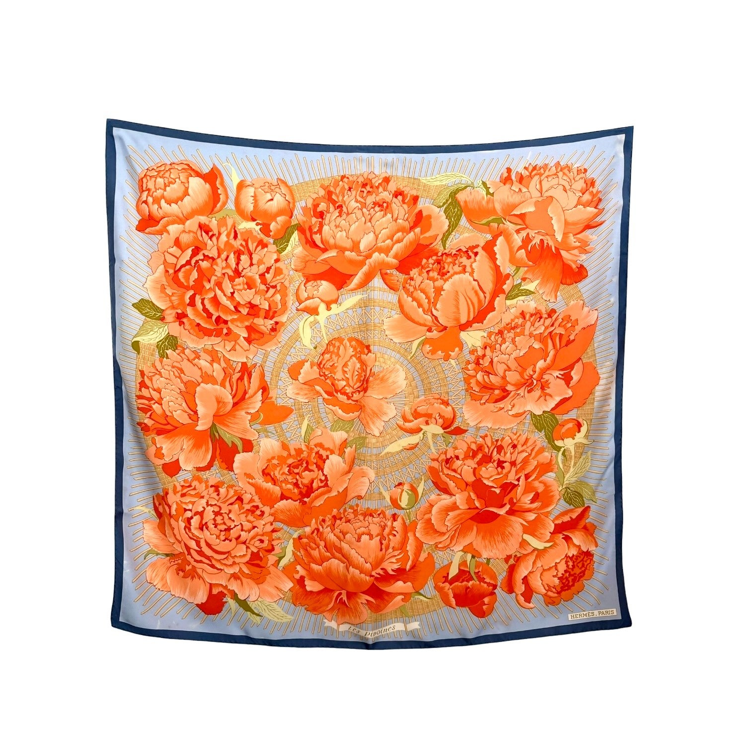 Hermès 'Les Pivoines' Silk Scarf | Habitat Hyett